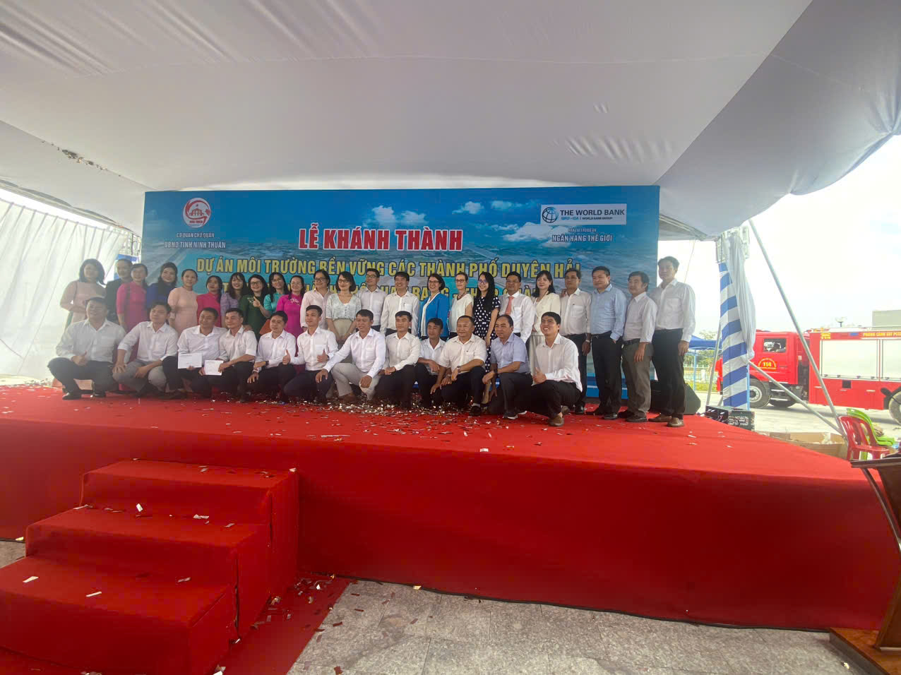 Lễ khánh thành Dự án Môi trường bền vững các thành phố duyên hải Phan Rang – Tháp Chàm