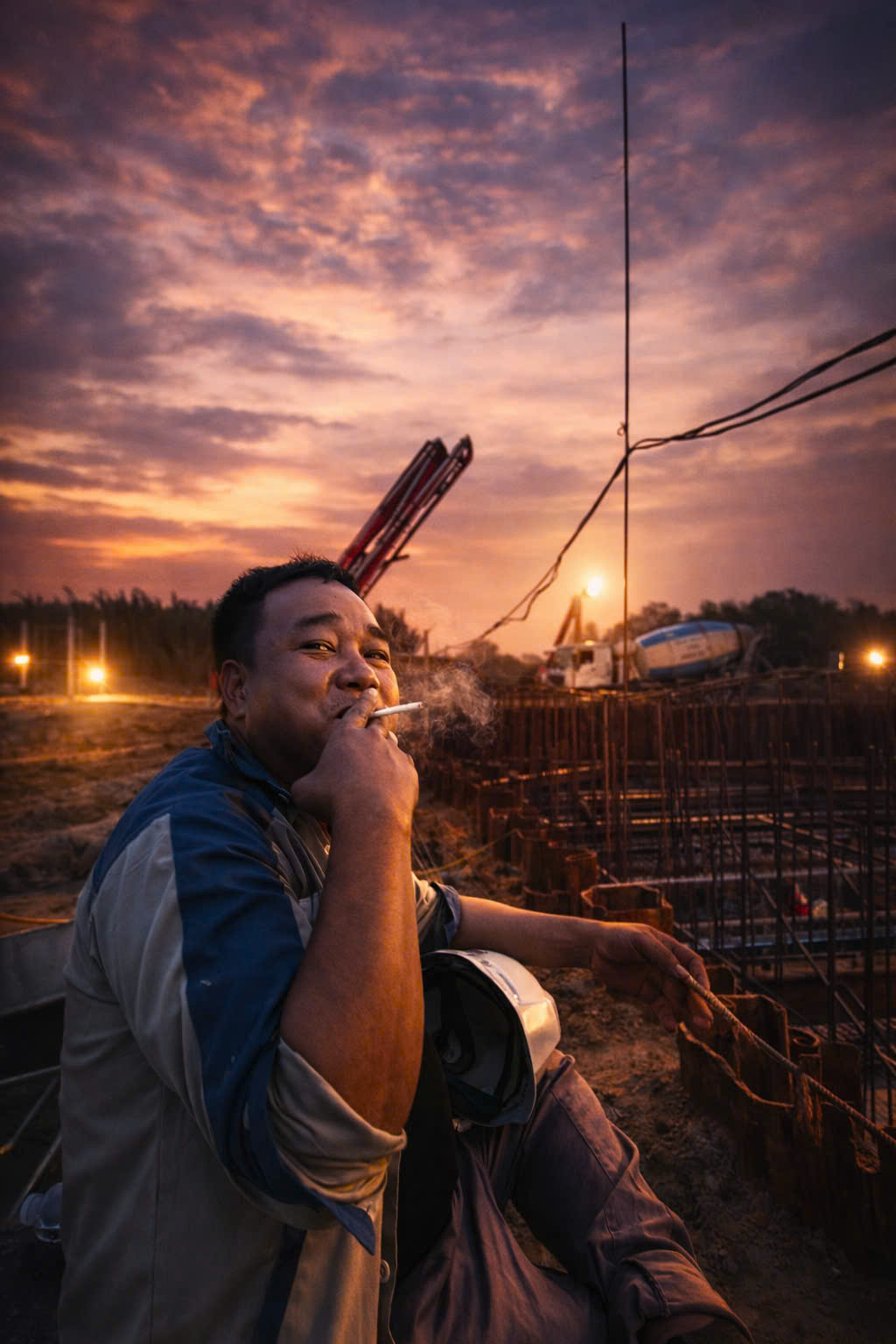 Công nhân SWATER trên công trường Phú Sơn